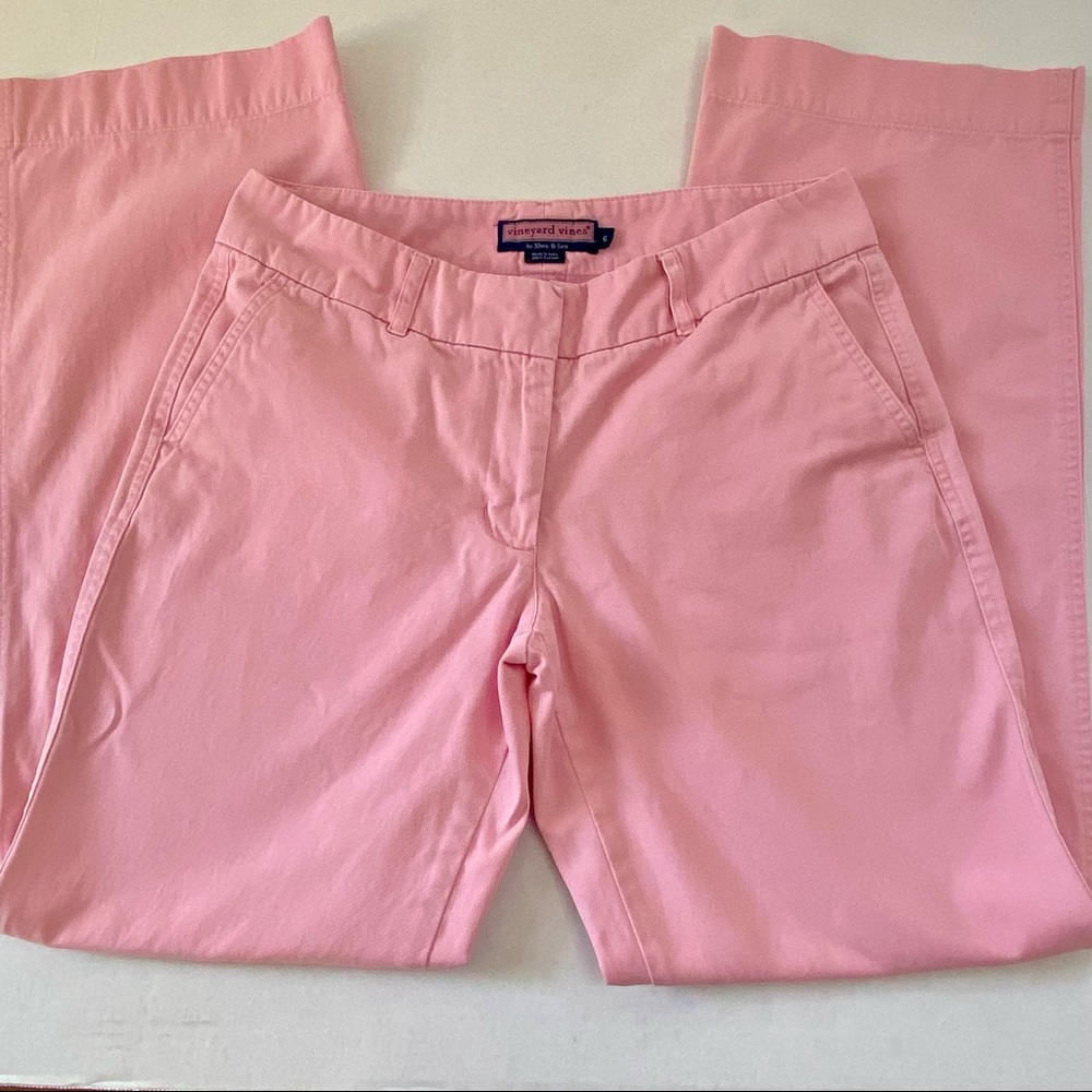 Vineyard Vines Shep & Ian pink pants, size 6